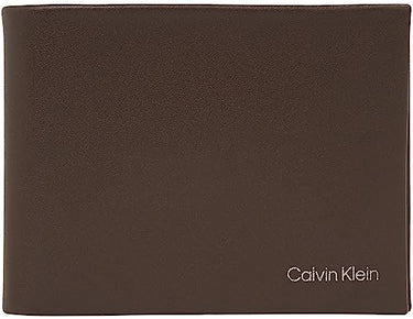 Calvin Klein Herren Portemonnaie Concise Bifold Klein, Braun (Java), Onesize im Sale